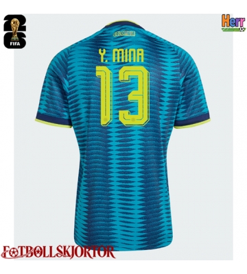Colombia Yerry Mina #13 Bortatröja VM 2026 Kortärmad